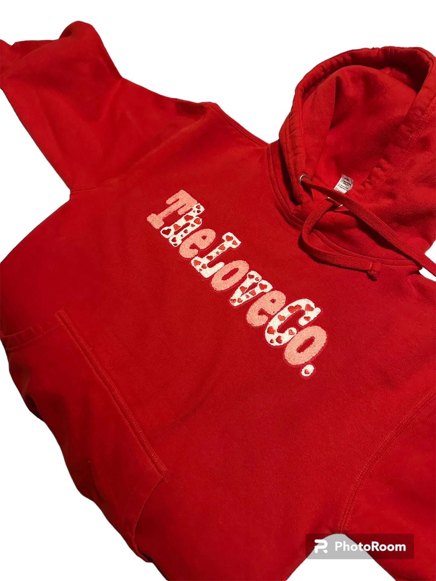 Red V-Day Hoodie