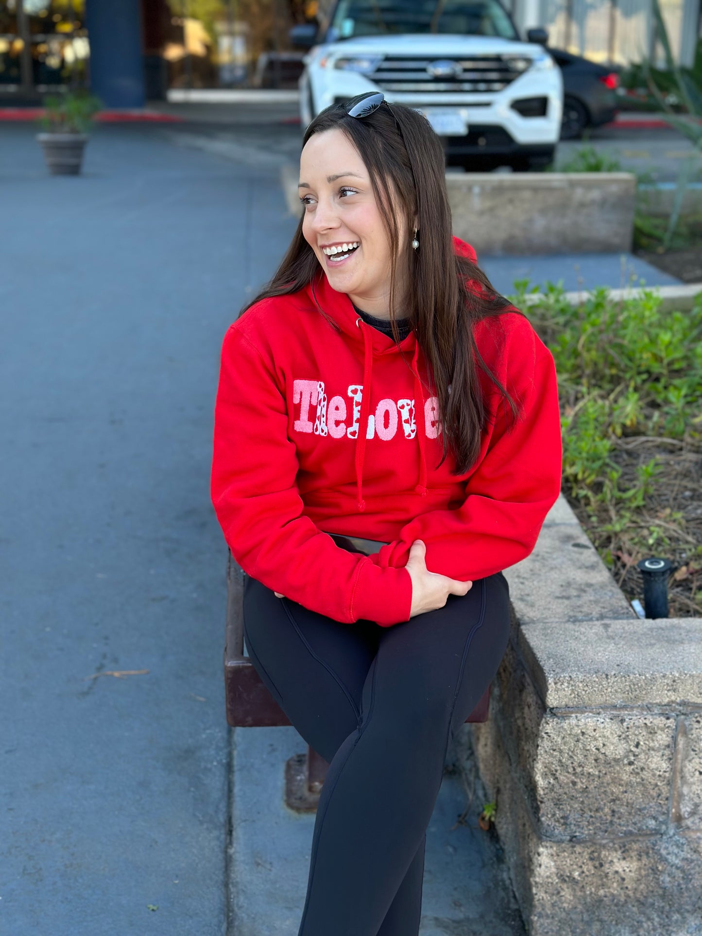 Red V-Day Hoodie