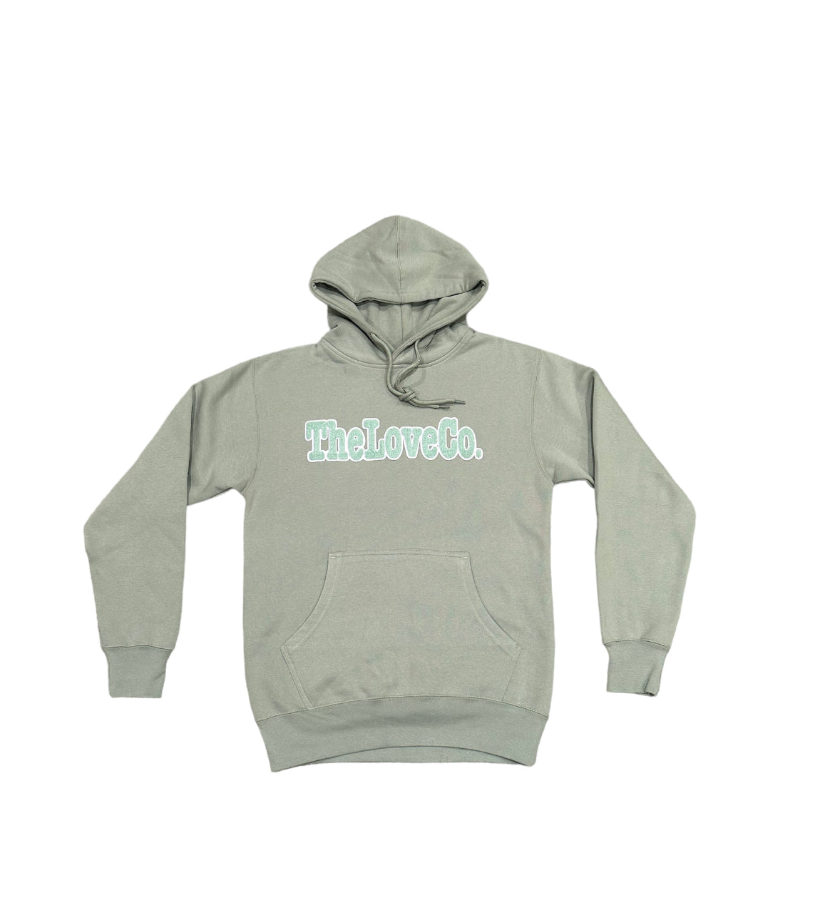 Mint Green “TheLoveCo.” Heavy Hoodie